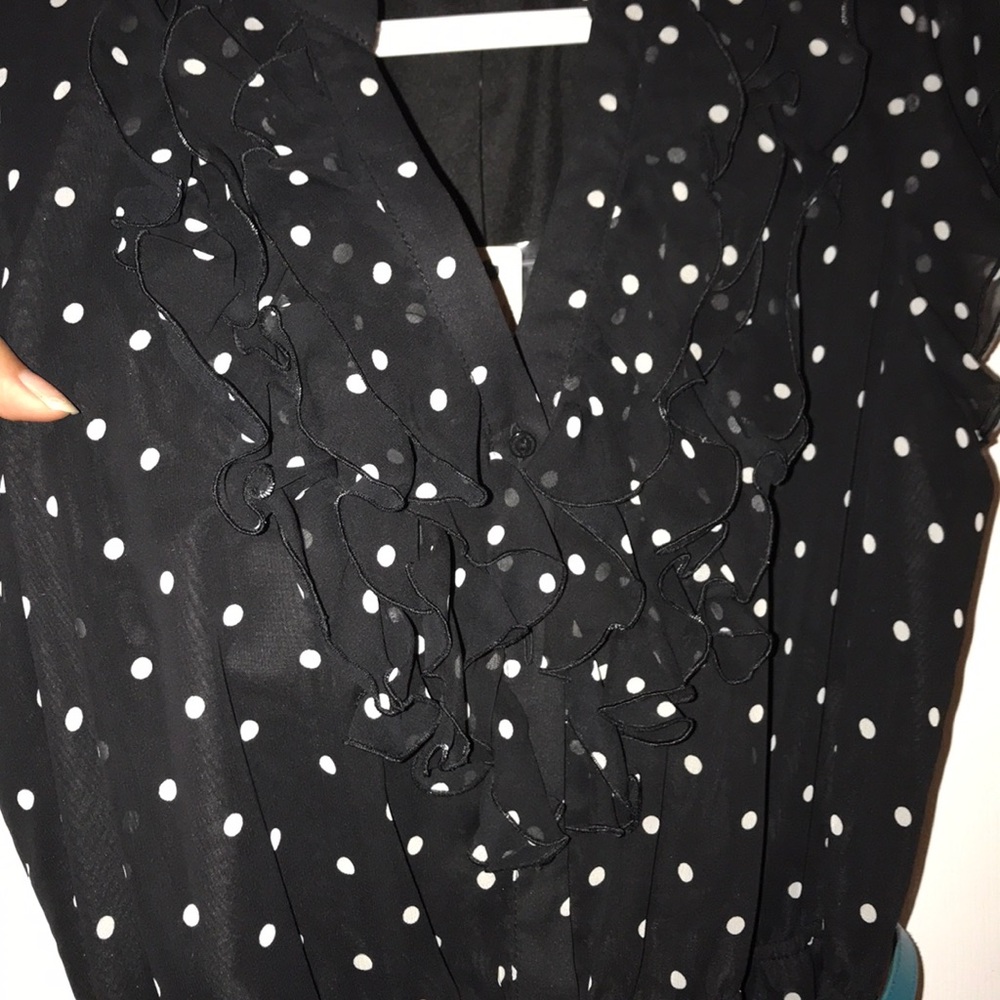 Polka Dot Ruffle Dress - Picture 3 of 3